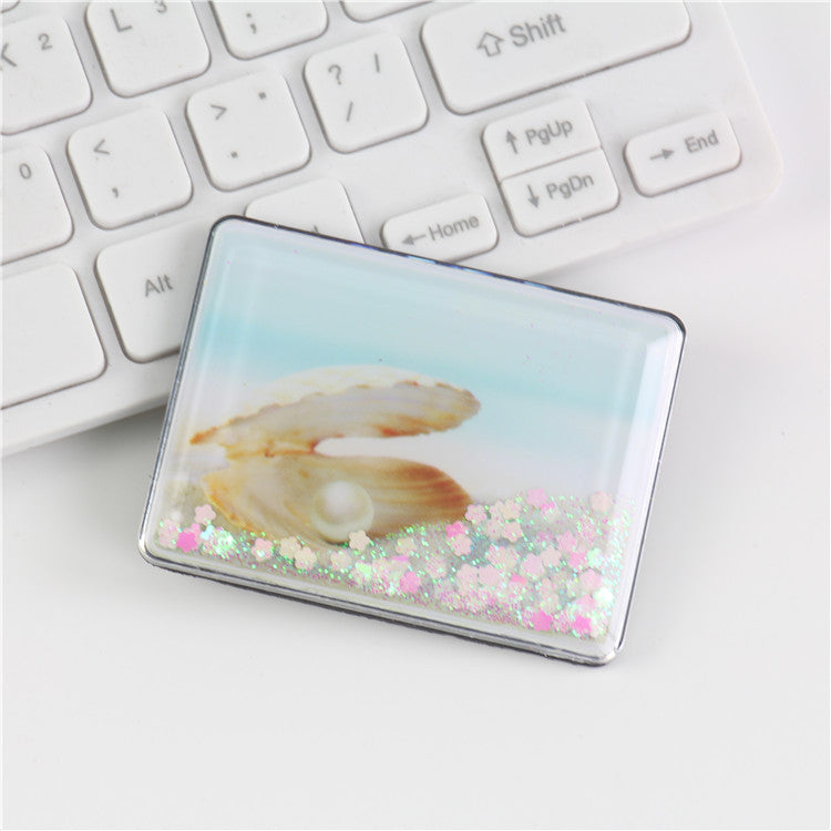 Wholesale Creative Cartoon Magnet Flowing Sand PVC Soft Rubber 3D Refrigerator Adhesive